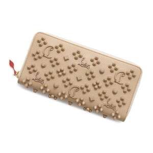 Christian Louboutin Panettone Studded Long Wallet Round Zipper